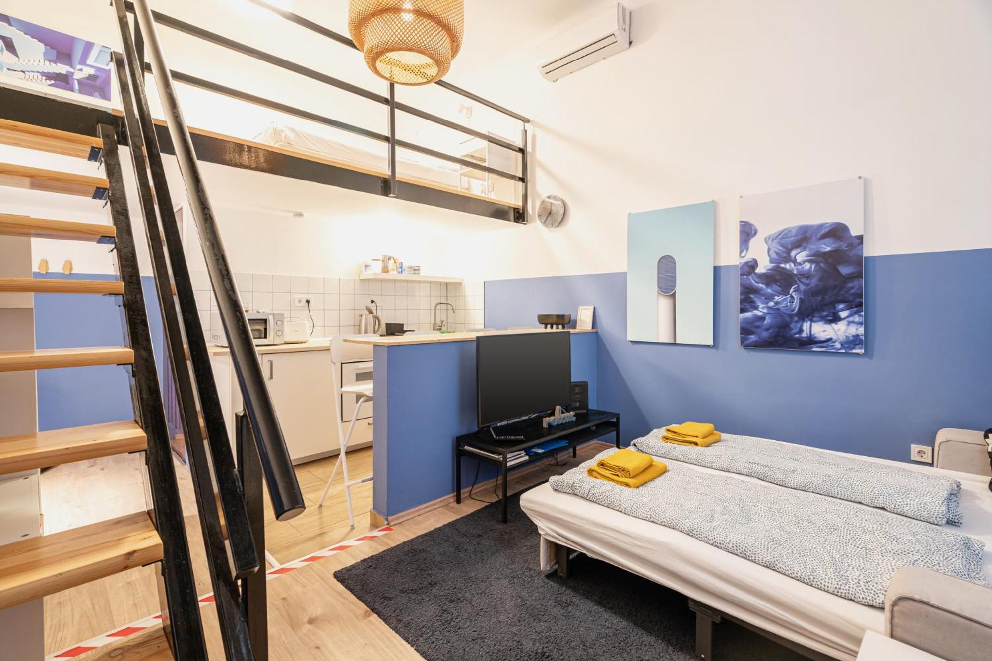 Cosy Studio In Central Party District W41 Blue Budapest Exterior foto